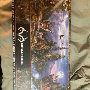 Realtree Camouflage Puzzle with Green and Brown Tones